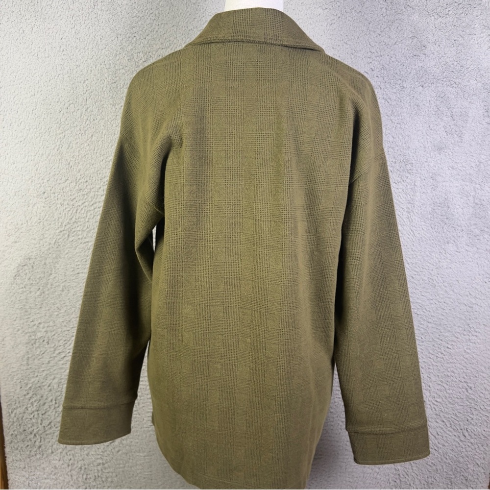 NWT Madewell Brusshed Redford Blazer Womens XS Green Plaid Relaxed Jacket - Picture 3 of 9